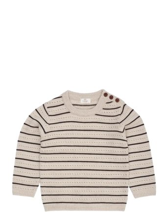 Copenhagen Colors Merino Pattern Sweater - Beige - 122