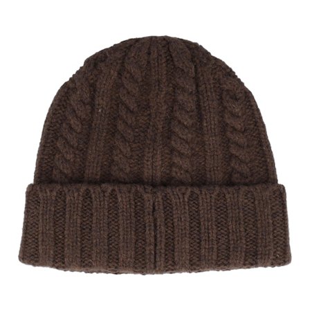 Upfront - Brown - cuff - Beanie - Cable Beanie Brown Cuff - Hatstore