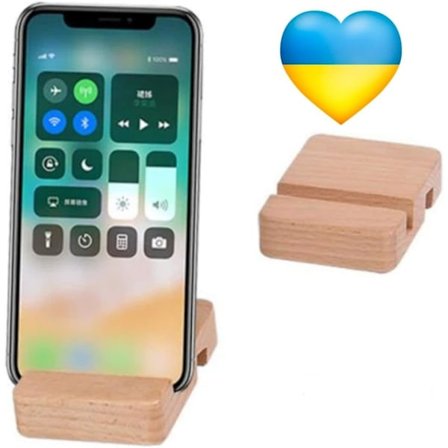 (1 kpl:n setti) Puinen puhelinteline, puinen puhelinteline, matkapuhelimen pidike, pöytäpuhelimen pidike, kaksoisuramuotoilu