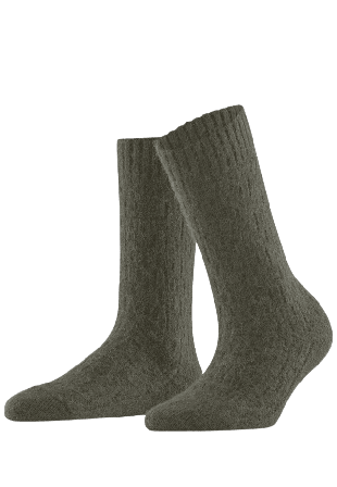 Falke Brick Wall Boot Sock Sockor Dam Grön 39-42