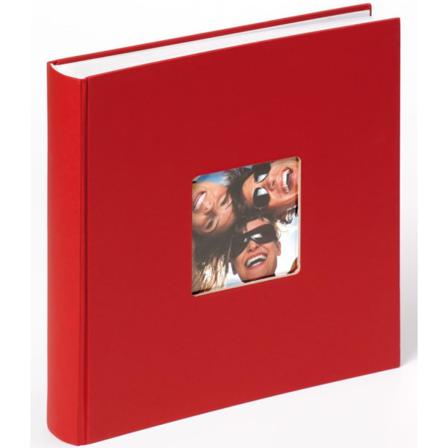 Walther Design Fotoalbum Fun 30x30 Cm Röd 100 Sidor Röd