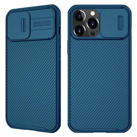 Nillkin Camshield Silikon Skal Iphone 13 Pro - Blå Blå