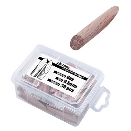 Mikro-taskuruuviliitos Tulpat 50 Kappaletta Massiivipuu Reikätulppa Jig Puutyökalu