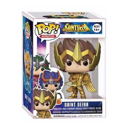 Ny Funko POP Saint Seiya Figur Phoenix Ikki Hyoga Seiya Shiryu Stående Figur Leketøy