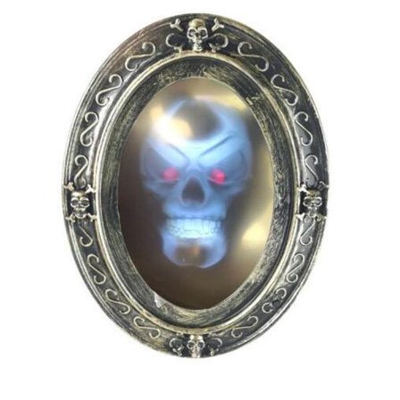 Spökspegel, animerad Halloween-spegel