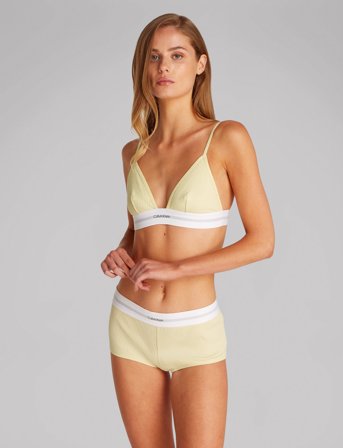 Calvin Klein Unlined Triangle - Yellow - XS