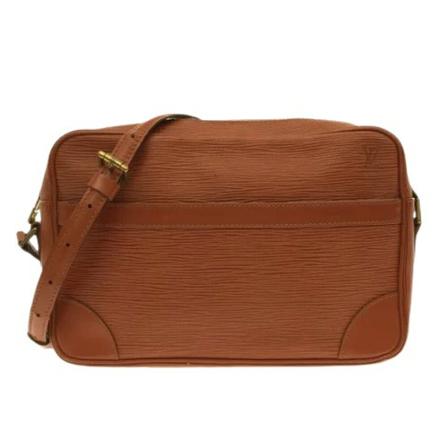 Louis Vuitton Vintage Pre-owned Leather louis-vuitton-Väska brun, Dam Vintage Väskor, Dam, Storlek: ONE SIZE