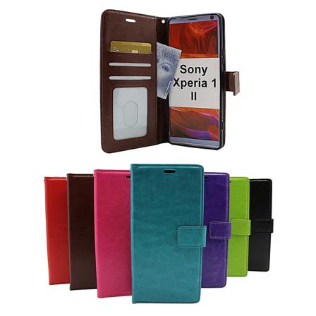 Crazy Horse Wallet Sony Xperia 1 Ii (xq-at51) Brun
