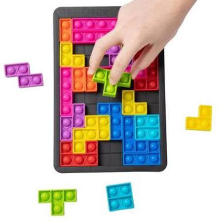 Building Block Pop It Pussel - Popit Pusselspel