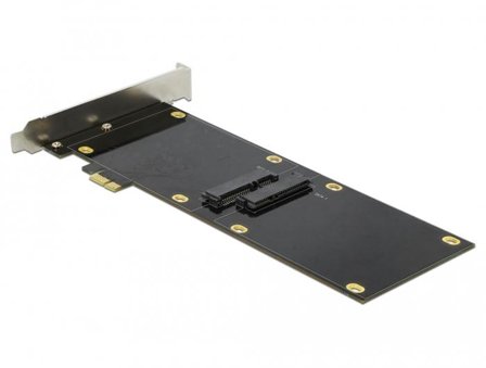 Delock PCI Express x1 Card for 2 x SATA HDD / SSD - Diskkontroller - SATA 6Gb/s - PCIe 2.0 x1