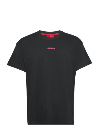 Linked T-Shirt Underwear Night & Loungewear Pyjama Tops Sort HUGO