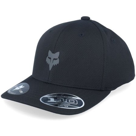 Fox - Svart adjustable Keps - Kids Lithotype Black/Black 110 Adjustable @ Hatstore
