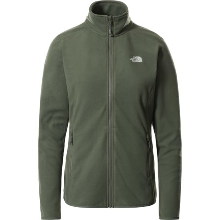 The North Face Women's 100 Glacier Full-Zip Women Mid layer tops Green XL