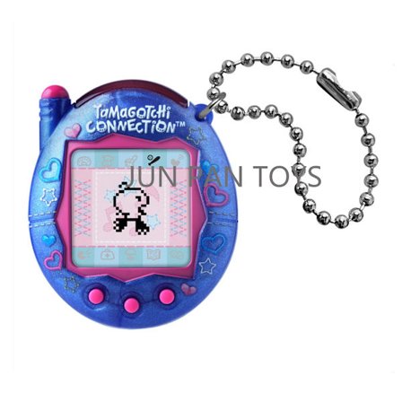 Tamagotchi Connection Virtual Pet - Soda Flower Pink & Light Blue Electronic Game for Girls
