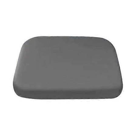 Sittdyna i memory foam med remmar, långsam återhämtning, lämplig för alla årstider, halkfri, tvättbar - Perfekt mörkgrå stor storlek.