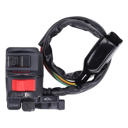 Etuvalon käynnistyskatkaisijakytkin 46091‐1462 Ohjaustangon valon päälle/pois-kytkin BAYOU 300 KLF300 2X4 1988‐2004