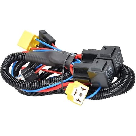 H4 Halogen Led Lysstyrke Booster Ledningsnettsett for Bil