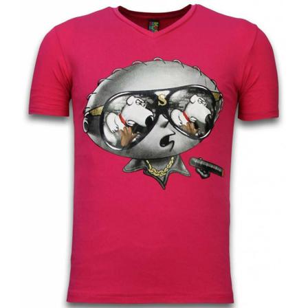 Local Fanatic - T-shirts - Rosa - Herr - Storlek: Xl, Herr, Storlek: XL