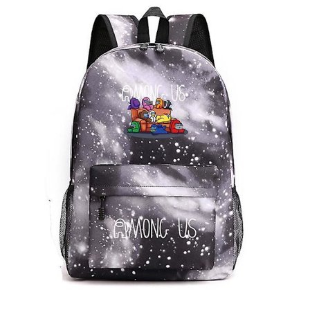 Spil Perifer Rygsæk Skole Rygsæk Among Us Space Werewolf Killing Starry Skole Elev Rygsæk W