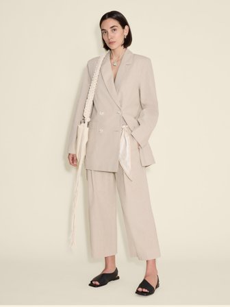 Holzweiler Della Trousers - Sand - Women's - Small