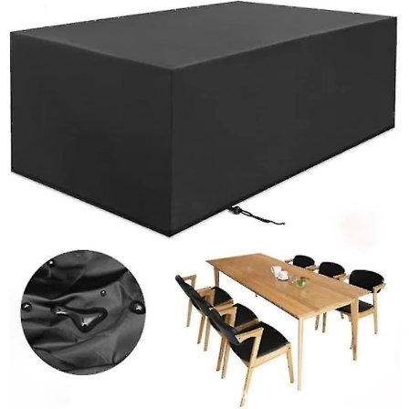 Puutarhakalusteiden suojukset vedenpitävät, suorakaiteen muotoinen terassin pöytäpeite, rottinkikuution lahja