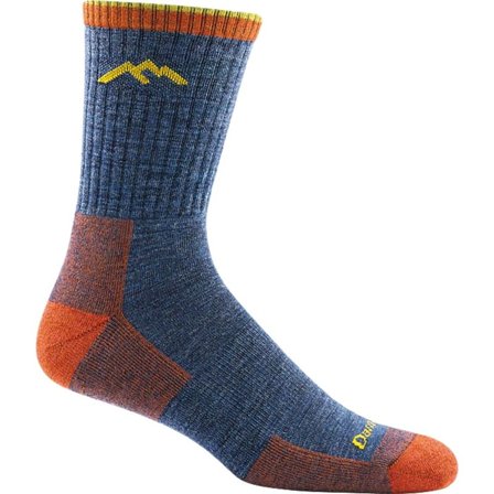 Darn Tough Men's Hiker Micro Crew Sock Cushion Men hiking socks Blue XL