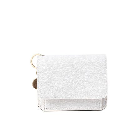 Kort damepung kortholder HVID