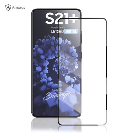 Samsung Galaxy S21 Plus - Amorus Heltäckande Skärmskydd I Härdat