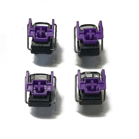 4 stk. Razer Purple Optiske Kontakter Hot Swap Kontakt til Razer Huntsman Elite Gaming Mekanisk Tastatur Kontakter