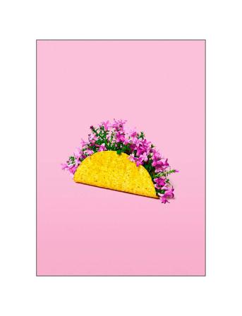Flower Taco Home Decoration Posters & Frames Posters Photographs Multi/mønstret Supermercat