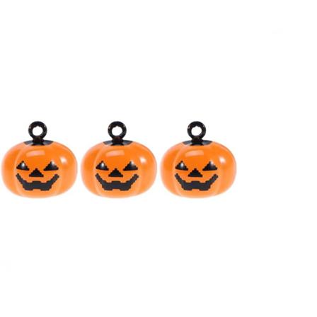 Mini Pumpa Jingle Beaded Diy Ornament 3 Delar Orange