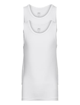 Jbs Boys 2-Pack Singlet Bamboo T-shirts Sleeveless Vit JBS