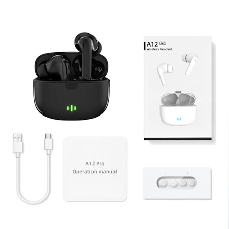 Mini TWS True Wireless 5.0 Bluetooth In Ear Macaron A7S öronproppar