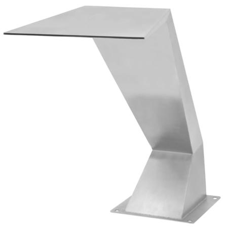 Vidaxl Poolfontän Rostfritt Stål 64x30x52 Cm Silver Silver