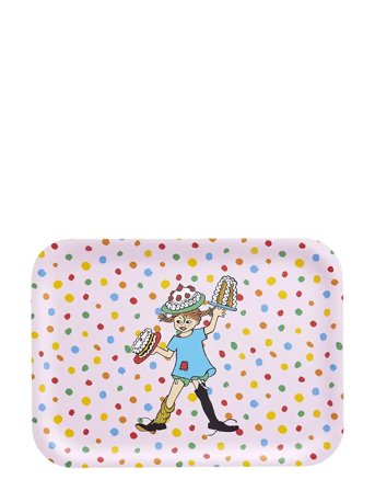 Muurla Pippi Tray Birthday 27X20Cm - Pink - 27X20CM