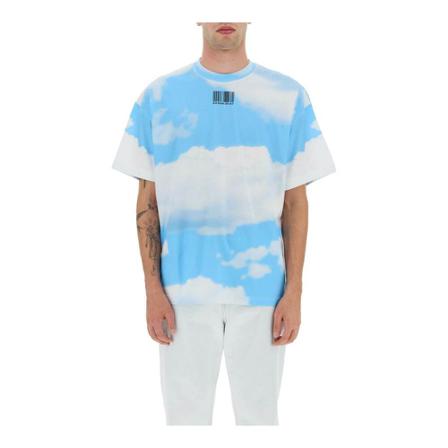 Vtmnts, T-Shirts Niebieski, Mężczyzna, Rozmiar: L