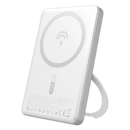 Dudao powerbank 5000 mAh med MagSafe og 20W hurtiglading – Sølv