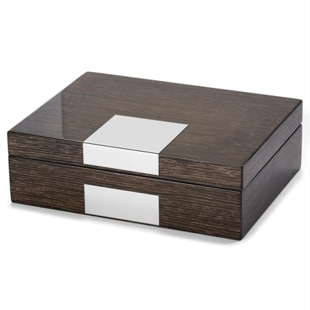 Grey Wooden Watch & Jewellery Box for Men - Watch boxes