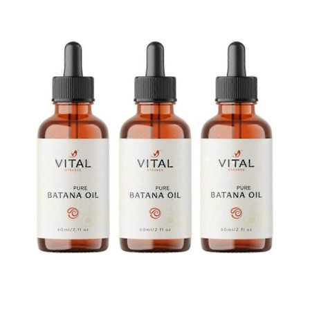 Vital Strands Orgaaninen Batanaöljy hiusten kasvuun kaikille hiustyypeille 60ml