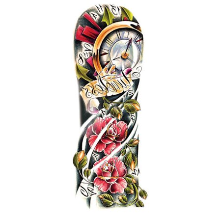 Sajy Men Arm Tattoo Temporary Tattoos Sticker Fake Tatoo Hot 3d Art Waterproof