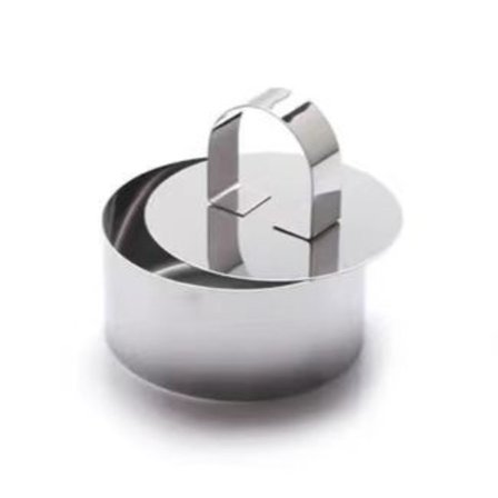 Kakeformringer 8 * 3.8 cm Kake Baking Ring/Konditor Sirkel Baking Rustfritt Stål Kakeform, kompatibel med Mousse & Tiramisu