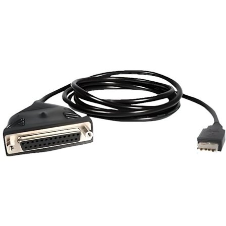 USB til DB25 adapterkabel - STARTECH - 1,80 m - USB 2.0 - Printer - Sort