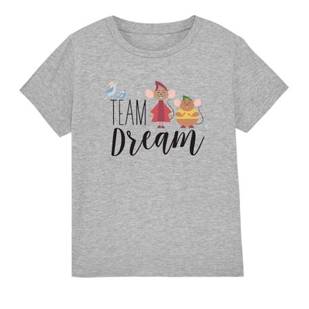 Askungen Barn/Kids Team Dream Jaq Och Gus T-shirt 7-8 År