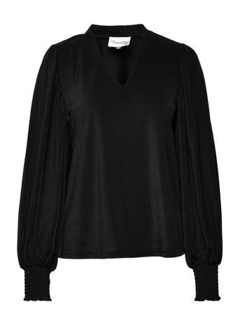 Astimw Blouse Bluse Langermet Svart My Essential Wardrobe