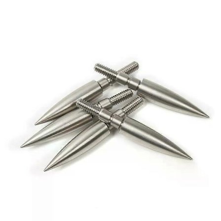 150 GN 7.54MM Rustfrie Stål Bue Skyting Feltspisser Pil Mål Feltspisser i Bueskyting Tips og Pilhode