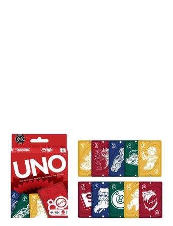 Mattel Games Games Uno 80Th Ruby Red Card Game For Kids & Family Night - Multi/patterned - ONE SIZE