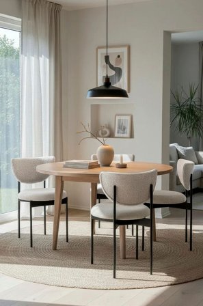 Homeroom Collection - Alfred 2-pack ruokailutuoli - Beige - Tuolit - - Homeroom