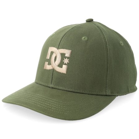 DC - Green flexfit Czapka Z Daszkiem - Star Bronze Green Flexfit @ Hatstore