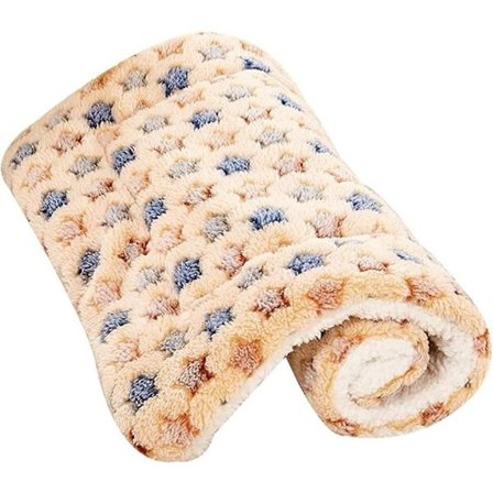 Hundfilt Katt Fluffig Valp Kuddar Tvättbar Matta Liten Medium Stor(M,Brun)