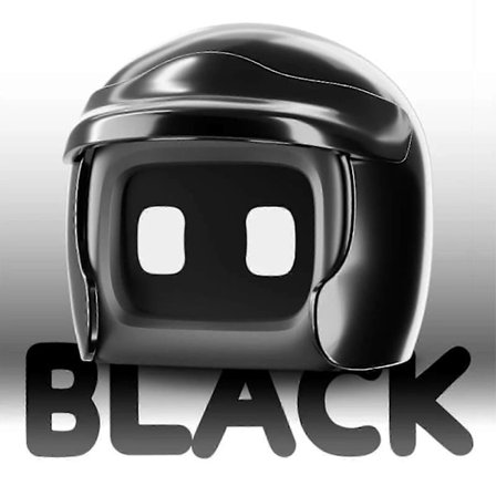 Interaktiv Robot Bil Monteret Robot Legetøj Søde Hjelm Bil Legetøj Skrivebordsindretning Sort